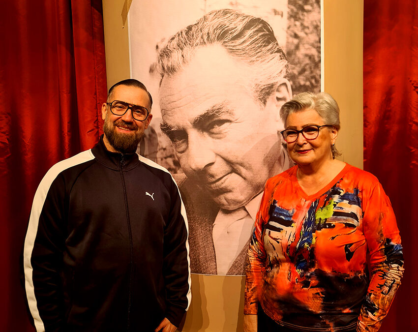 Petra Schwarz im Gespräch mit Bürger Lars Dietrich